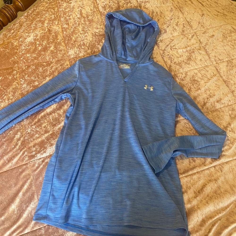 Blue under armor hoodie